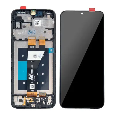 LCD display Samsung A146P Galaxy A14 5G + dotyk + přední kryt Original Service Pack černý