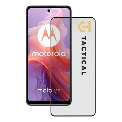 Screen Glass Motorola Moto E14 5D Full Face Tactical Shield černé 1033586