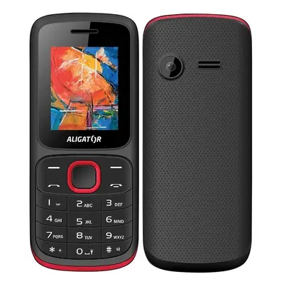 Aligator D210 Dual Sim černo červený