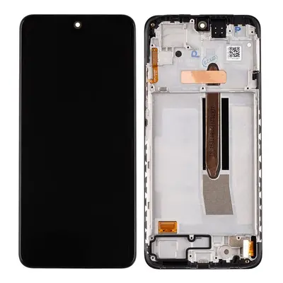 LCD display Xiaomi Redmi Note 11S + dotyk + přední kryt černý