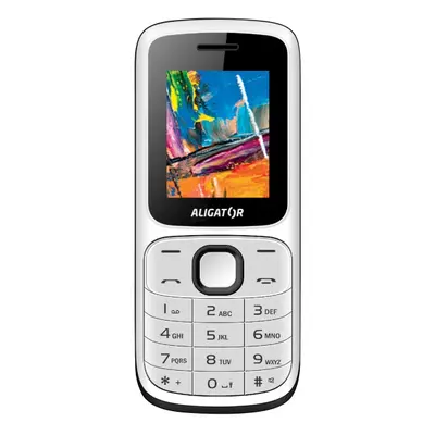 Aligator D210 Dual Sim bílo černý