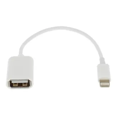 Redukce Lightning na USB-A 2.0 adapter OTG iPhone, iPad bílý