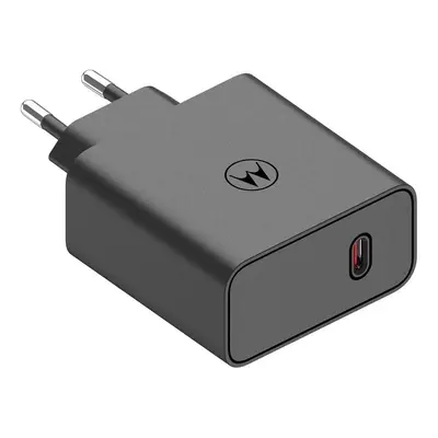 Nabíječka Motorola MC-1252 USB-C GaN 125W Turbopower Quick Charge Original Black