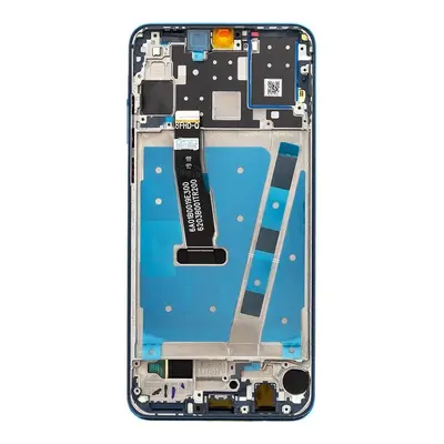 LCD display Huawei P30 Lite + dotyk.sklo + přední kryt 48MP modrý