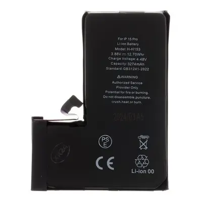 Baterie Apple iPhone 15 PRO 3274mAh Li-ion (volně)