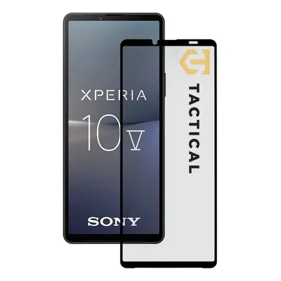 Screen Glass Sony Xperia 10 V 5D Full Glue Tactical Shield černé 1031323