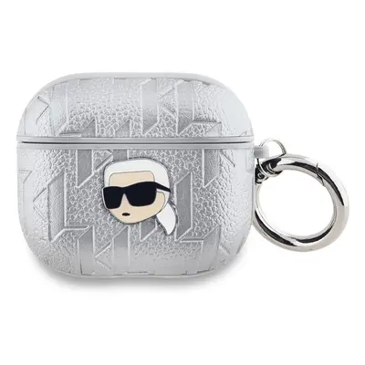 Karl Lagerfeld PU Embossed Karl Head Pouzdro pro AirPods 3 KLA3PGKIPS