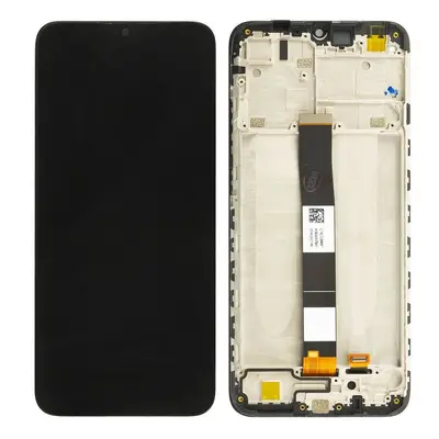 LCD display Xiaomi Redmi 9A + dotyk + přední kryt Carbon Gray