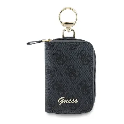 Klíčenka Guess PU 4G Script Logo černá