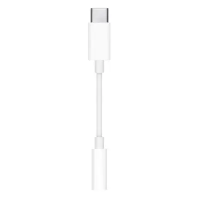 Redukce audio adaptér Apple MW2Q3ZM/A USB-C na 3,5mm jack DAC převodník Original BOX White