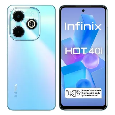 Infinix Hot 40i 4GB + 128GB Palm Blue