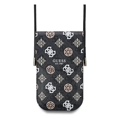 Pouzdro Guess PU 4G Peony Multicolor taška na telefon Black