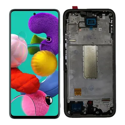 LCD display Samsung A346 Galaxy A34 5G + dotyk + přední kryt OLED černý