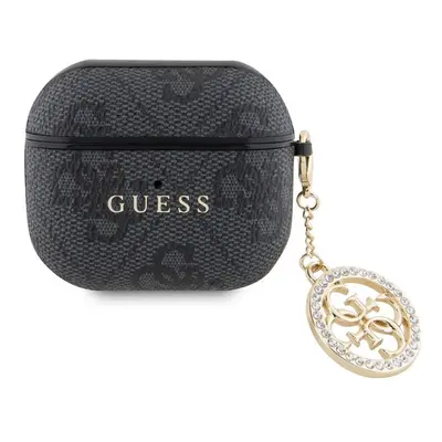 Guess 4G Script PC/PU Charm Pouzdro pro AirPods 3 GUA3P4E4CDK