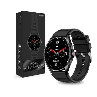 Hodinky ALIGATOR Smart Watch AMOLED černé