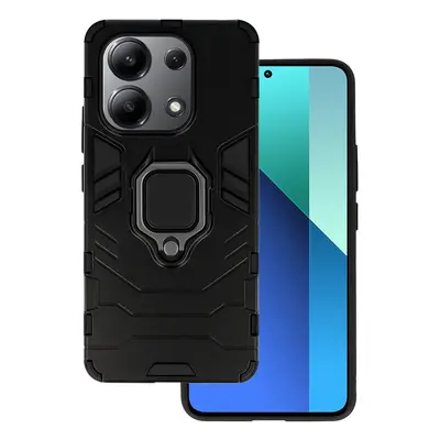 Pouzdro silikon Xiaomi Redmi Note 13 4G Ring Armor Case černé