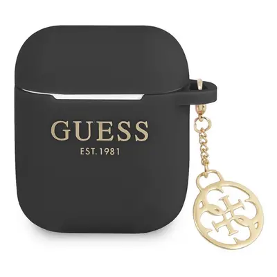 Guess 4G Charm Silikonové Pouzdro pro Airpods 1/2 GUA2LSC4EK