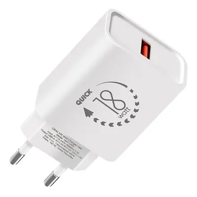 Obal:Me Cestovní USB-A 18W White 18W1UWH