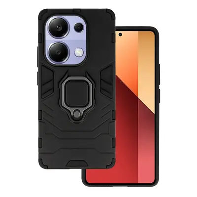 Pouzdro silikon Xiaomi Redmi Note 13 PRO 4G Ring Armor Case černé