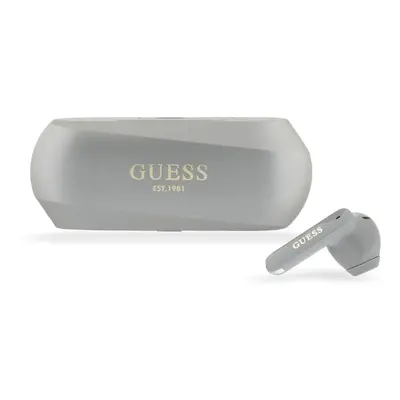 Sluchátka Bluetooth Guess Elongated Metallic ENC TWS BT 5.3 Taupe