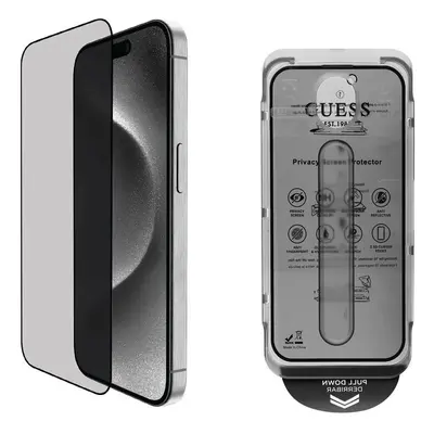 Screen Glass Guess 2.5D PRIVACY Apple iPhone 16 Black 1034704