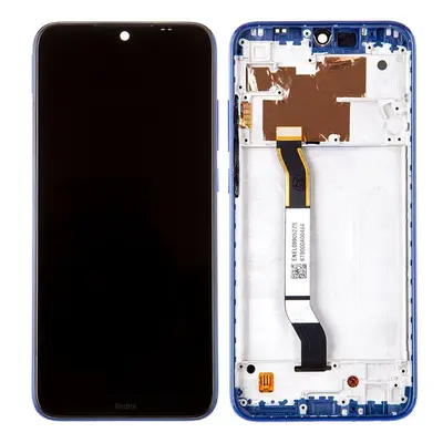 LCD display Xiaomi Redmi Note 8T + dotykové sklo + přední kryt modrý