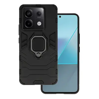 Pouzdro silikon Xiaomi Redmi Note 13 PRO 5G Ring Armor Case černé