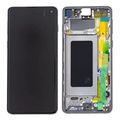 LCD display Samsung G973 Galaxy S10 + dotyk. folie Service Pack Original černý