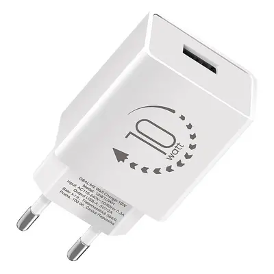 Obal:Me Cestovní USB-A 10W White 10W1UWH