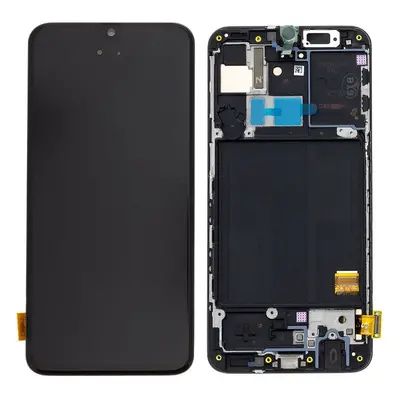 LCD display Samsung A405 Galaxy A40 + dotyk. folie Service Pack Original černý