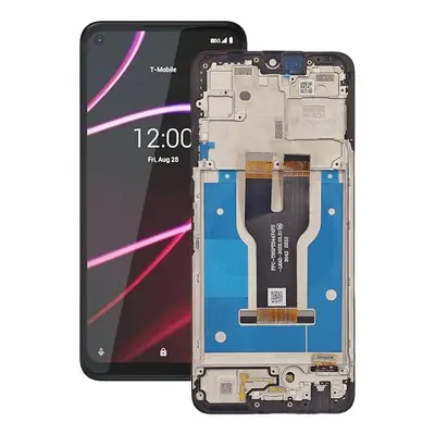 LCD display T-Mobile T Phone 5G / REVVL 6 5G TMAF025G + dotyk + přední kryt černý