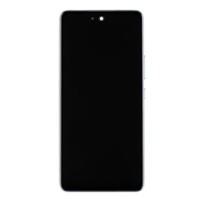 LCD display Samsung A536 Galaxy A53 5G + dotyk + přední kryt Original Service Pack modrý