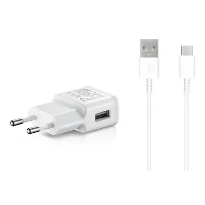 Nabíječka Samsung 15W EP-TA200EWE + Samsung USB-C datový kabel 1EP-DR140AWE White (OOB Bulk)