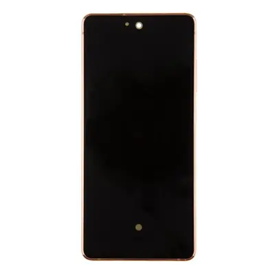 LCD display Samsung G781 5G Galaxy S20 FE + dotyk + přední kryt Cloud Orange (Service Pack) Orig