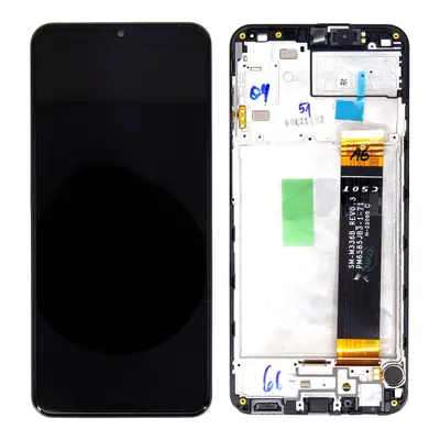 LCD display Samsung A235 Galaxy A23 4G + dotyk + přední kryt Service Pack Original černý