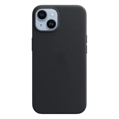 Pouzdro Apple MPP43FE/A kožený kryt MagSafe Apple iPhone 14 Midnight Black