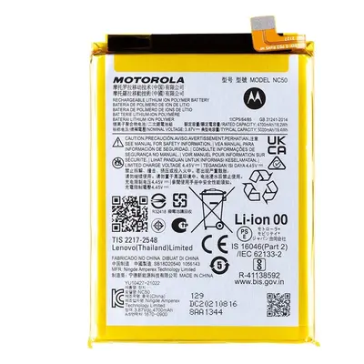 Baterie Motorola NC50 5000mAh Li-pol Motorola Moto G32, Moto G41 (Service Pack) Original