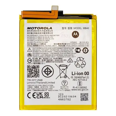 Baterie Motorola MB40 4020mAh Li-ion Motorola Edge 20 (Service Pack) Original