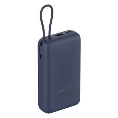 Zdroj záložní Xiaomi 33W Power Bank 20000mAh Li-pol QC 3.0 PPS integ. kabel USB-C modrý