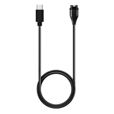 Nabíječka Hodinky Garmin Vívoactive3, Fenix 5, 6, 6s, 6x, 7, Approach S60 USB-C kabel 1m černý