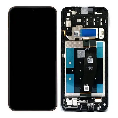 LCD display Samsung A145 Galaxy A14 4G + dotyk + přední kryt Original Service Pack černý