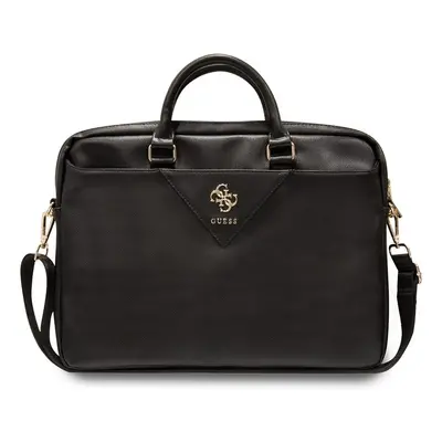 Guess GUCB15PUSASBK PU Saffiano Vintage Script Computer Bag 15/16" Black