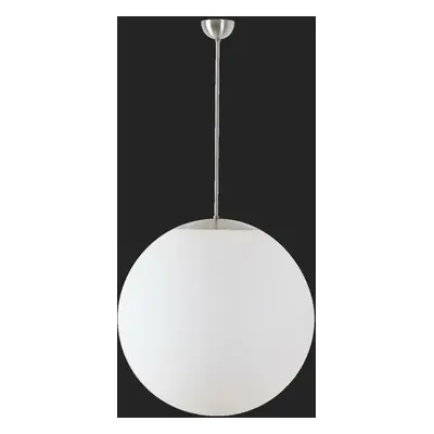 OSMONT 60231 ADRIA P5 závěsné skleněné svítidlo nerez broušená / bílá IP40 3000 K 48W LED DALI