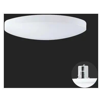 OSMONT 68194 SAGITA V2 stropní/nástěnné plastové polovestavné svítidlo bílá IP44 3000 K 33W LED 