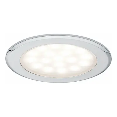 Paulmann LED nábytkové vestavné svítidlo kruhové 2ks sada 2x2,5W chrom 999.20 P 99920