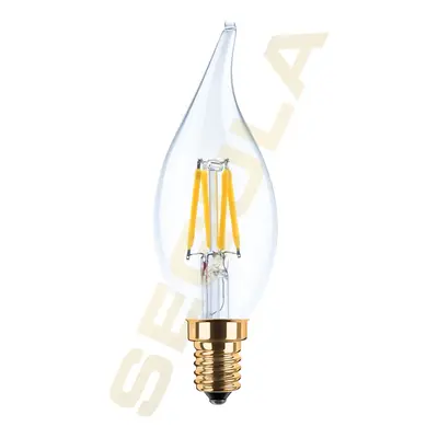 Segula 55206 LED svíčka plamínek čirá E14 3,2 W (26 W) 260 Lm 2.200 K