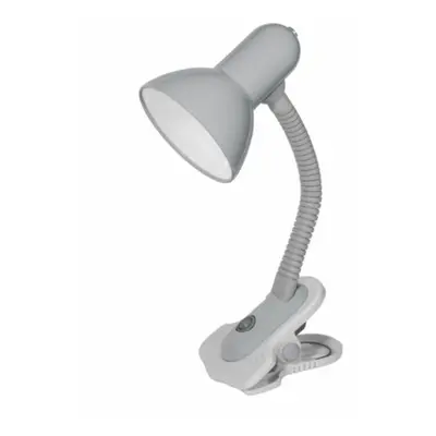 Kanlux SUZI stolní lampa stříbrná HR-60-SR max.1x60W E27 s klipem 07150