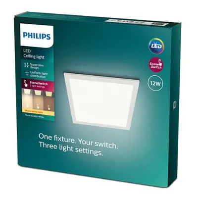 LED Stropní přisazený panel Philips Superslim Touch CL560 8719514326620 12W 1100lm 2700K IP20 30