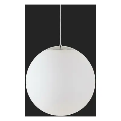 OSMONT 72613 ADRIA S4 HP závěsné skleněné svítidlo nerez leštěná / bílá IP40 4000 K 58W LED nouz