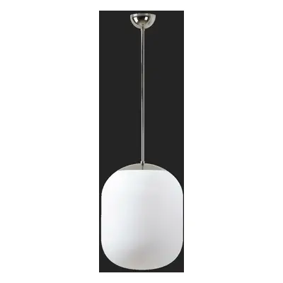 OSMONT 66929 TANIA P1 závěsné skleněné svítidlo nerez leštěná / bílá IP40 4000 K 27W LED DALI